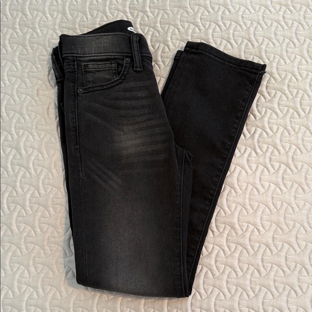 Old Navy Karate Slim Black Denim Jeans Size 10